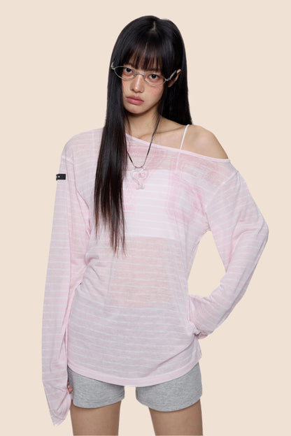 Slant Shoulder Sun Tee