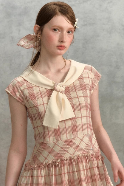 Chic V-Neck A-Line Dress