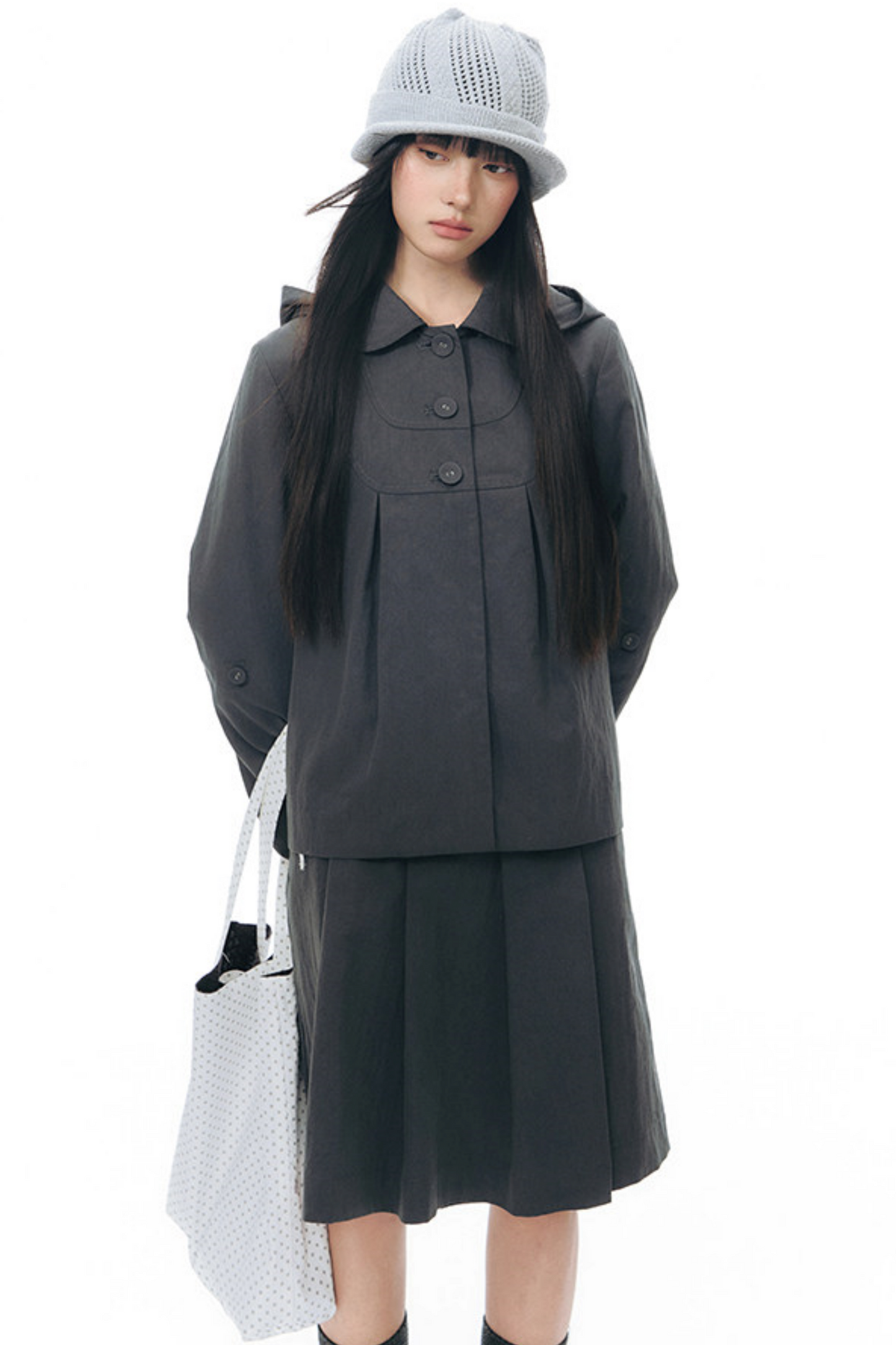 Original Pleated Workwear Skirt