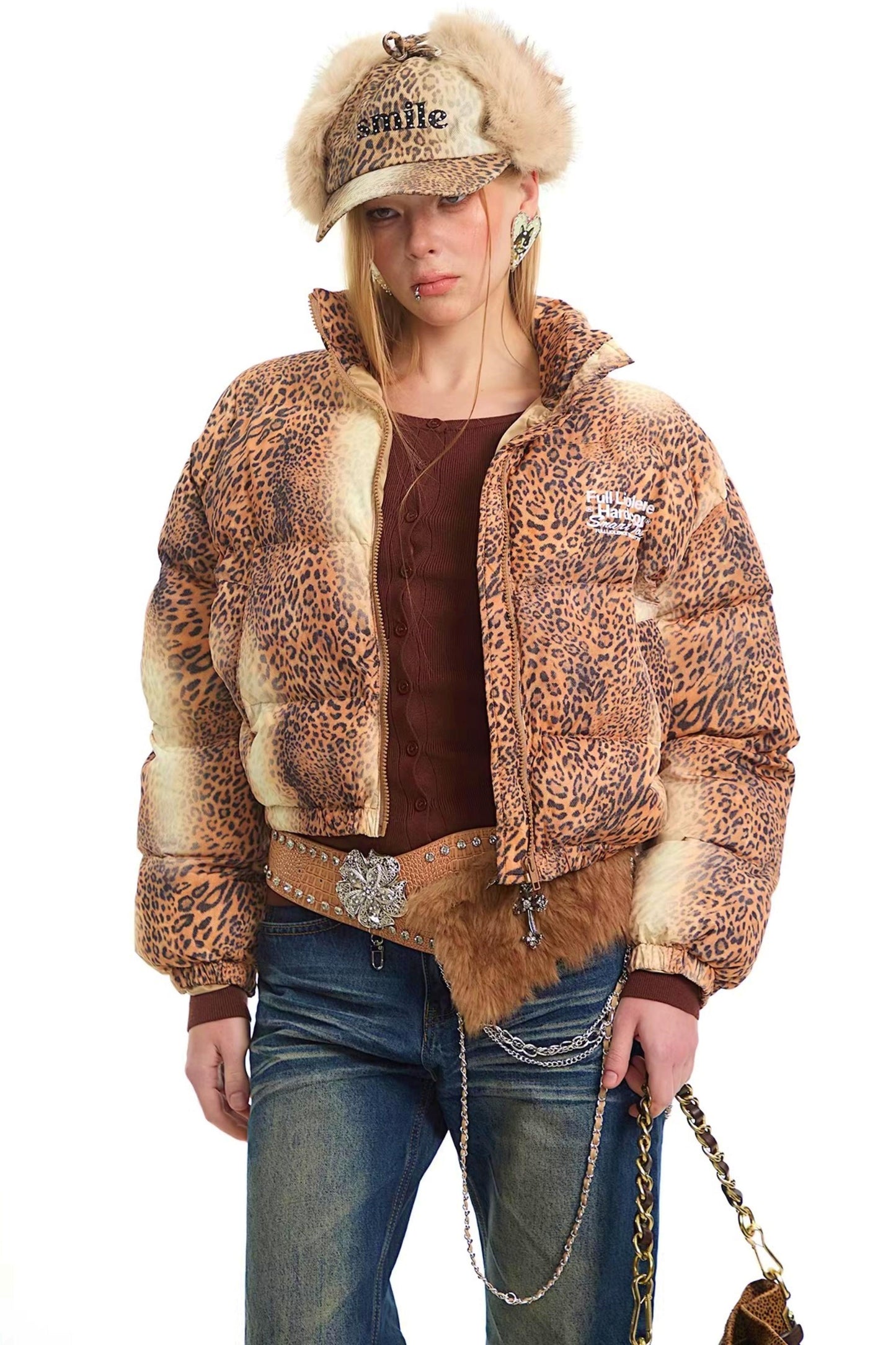Retro Leopard Cotton Jacket