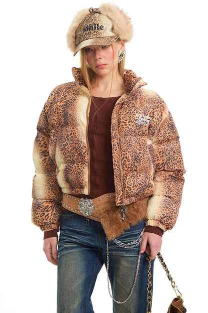 Retro Leopard Cotton Jacket