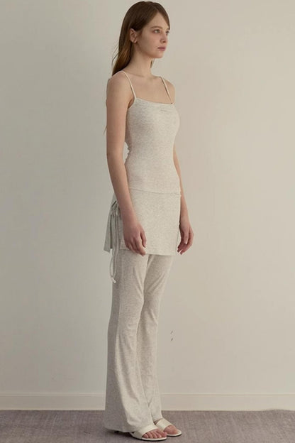 Summer Rhinestone Camisole & Pants Set