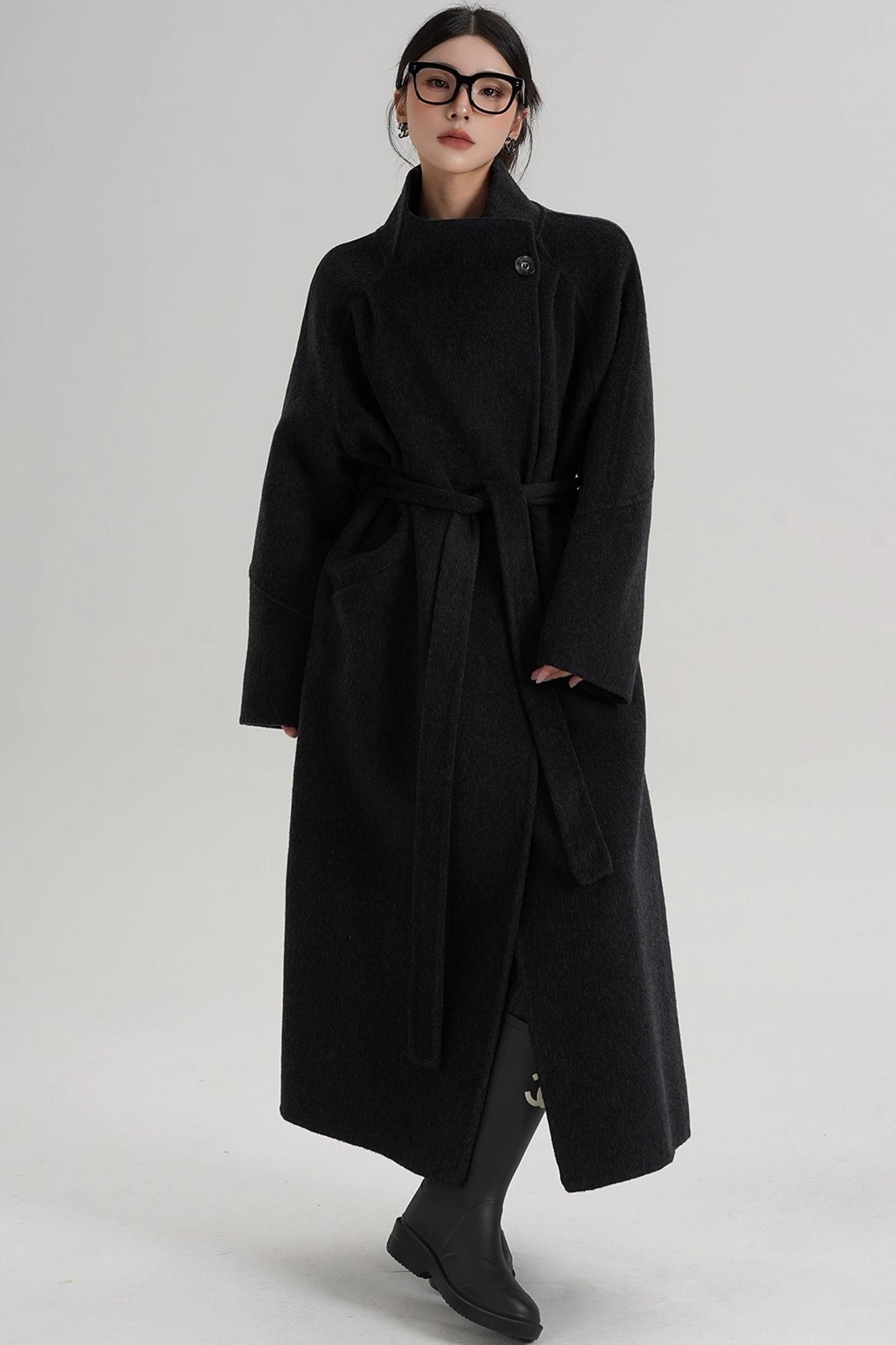 Elegant Wool Reversible Jacket