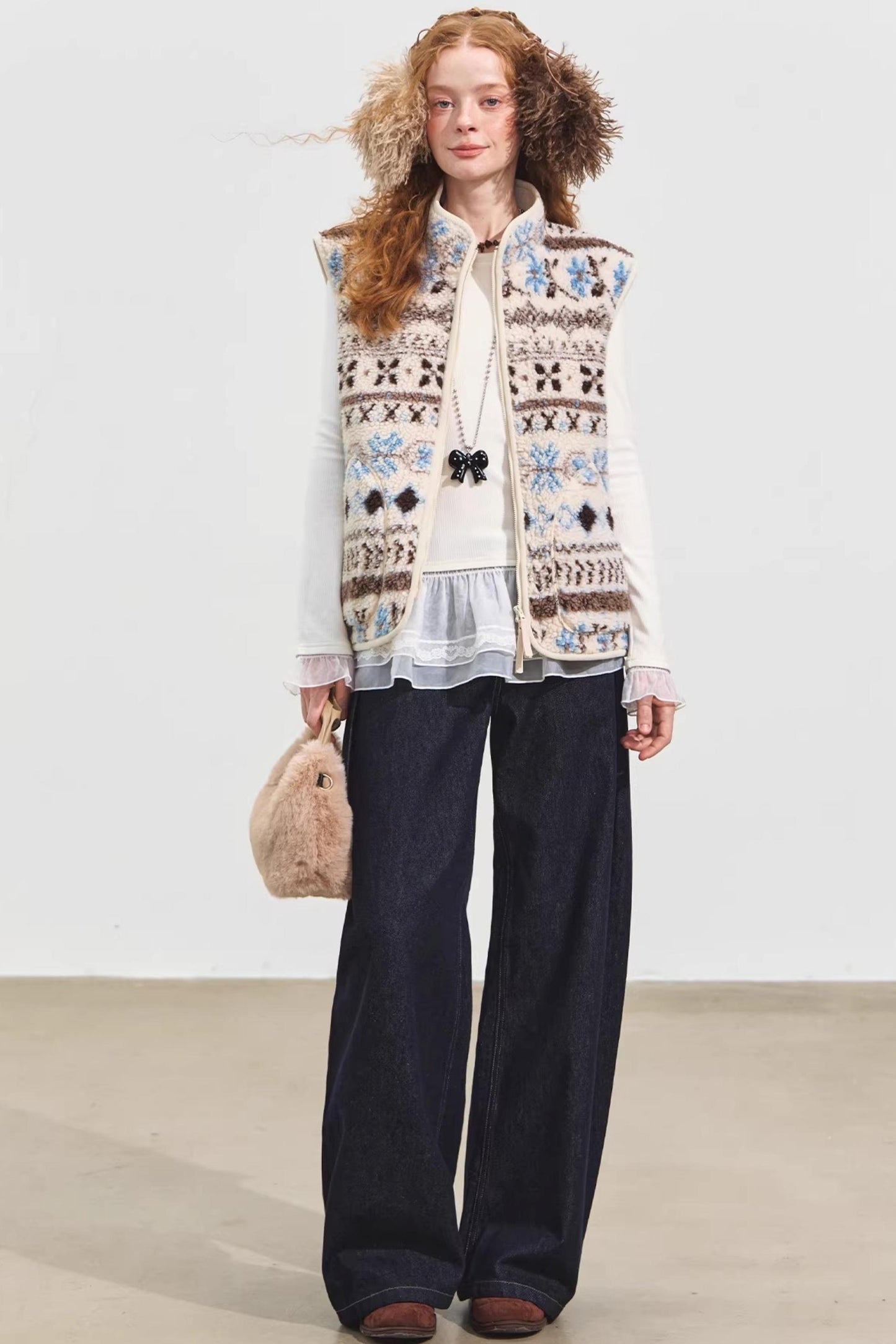 Polar Fleece Jacquard Jacket Set-Up