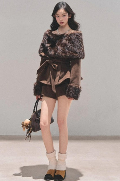 French Light Luxury Winter Coat Set-Up