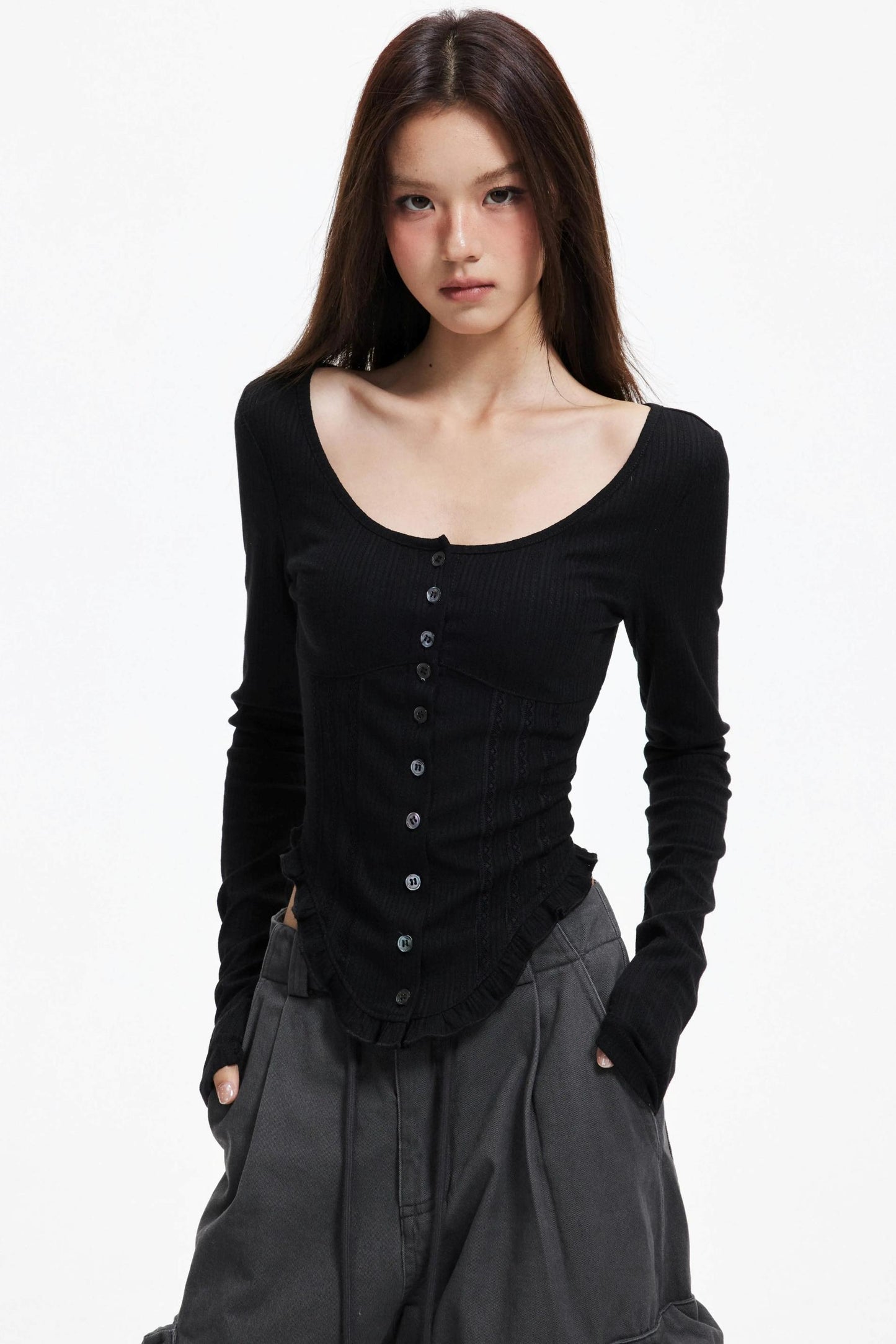 Hot Jacquard Knitted Sweater