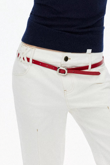 Vintage Exposed Seam Flared Jeans