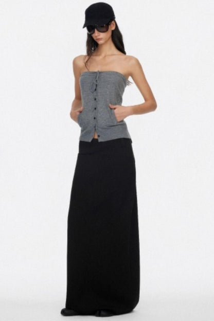 Wool Knit Two Piece Slim Jacket