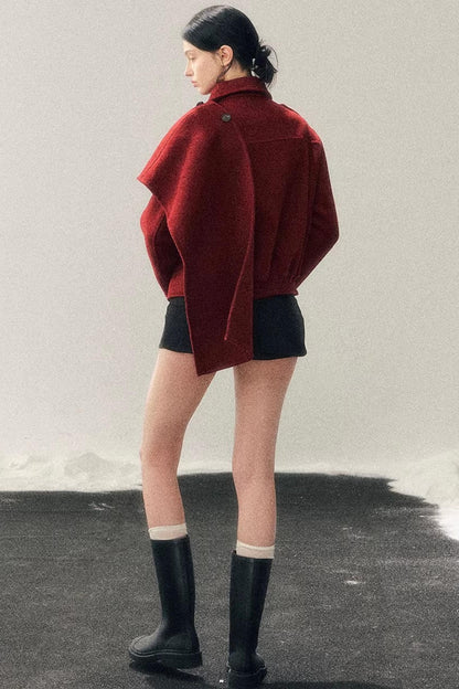 Eye-Catching Woolen Winter Coat