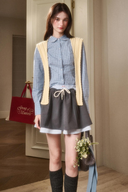 Classic Check Short Skirt