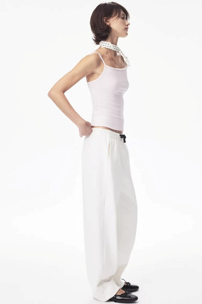 Color-Blocked Carrot Pants