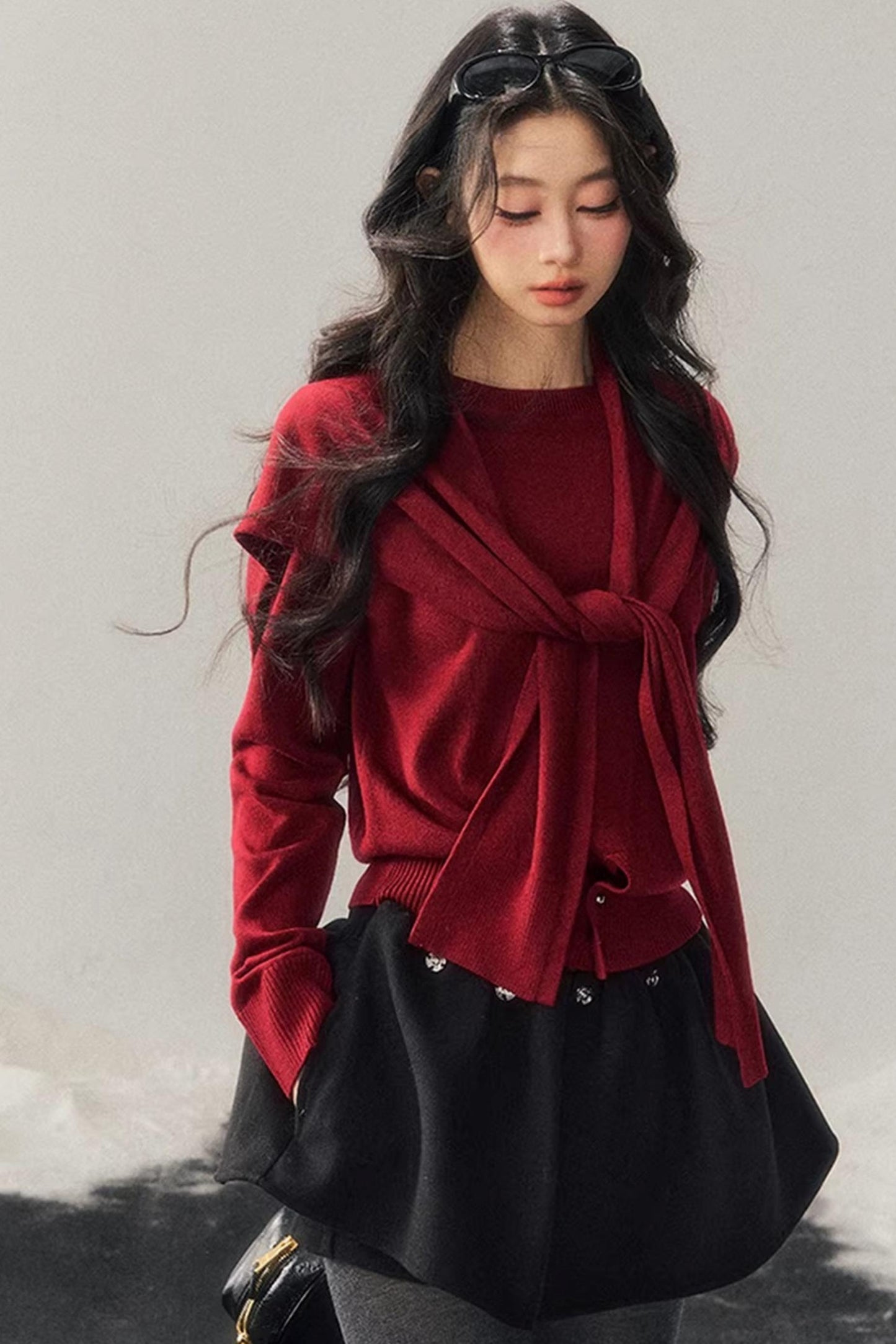 American College Sweater Set