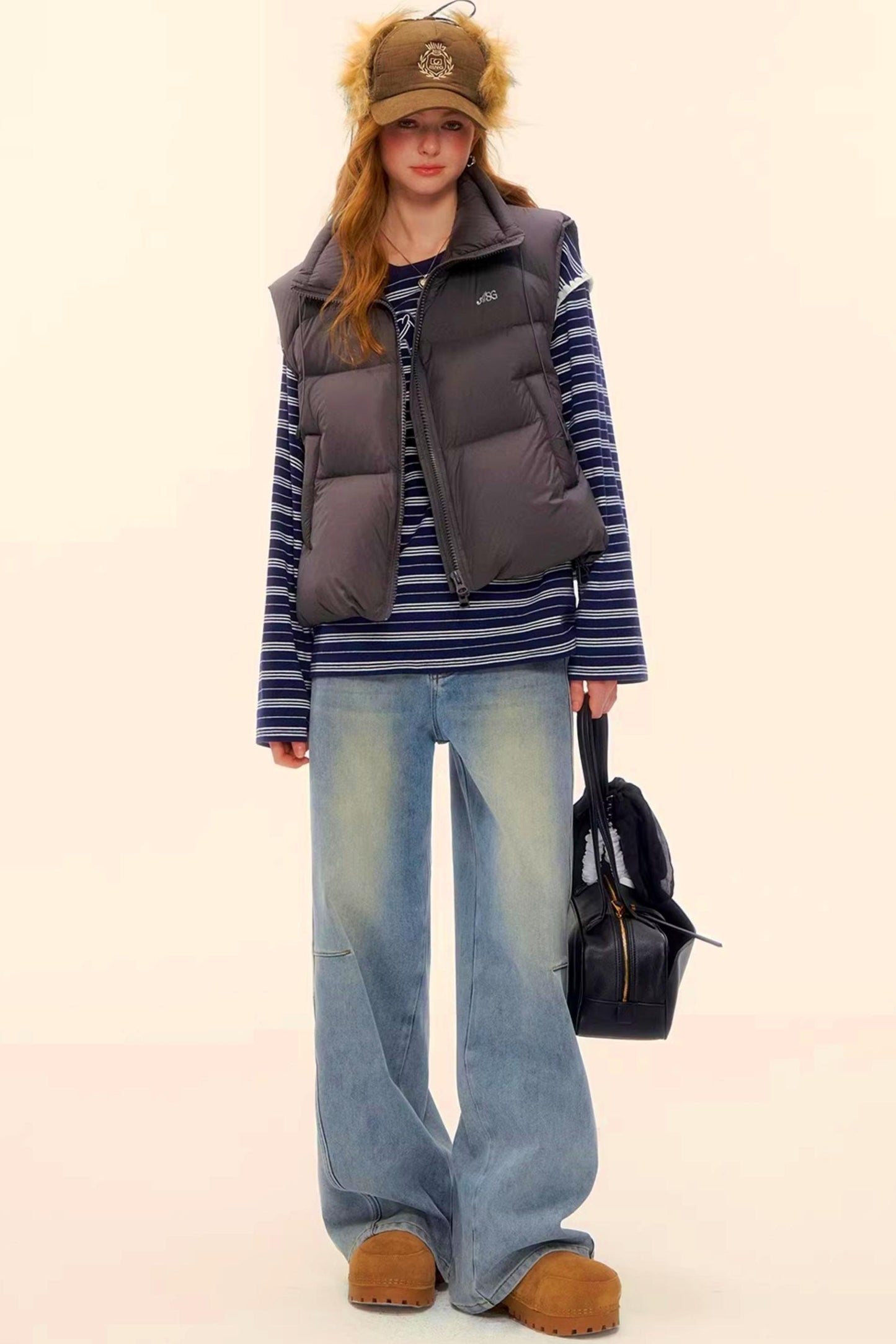 Striped Color-Block Pegasus Top