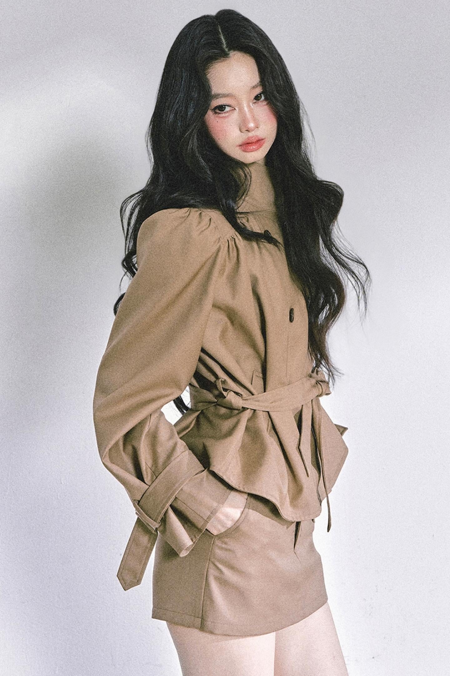 French Autumn Coat & Skirt Set-Up