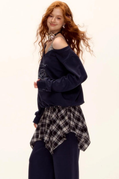 Asymmetrical Striped Patchwork Set-Up