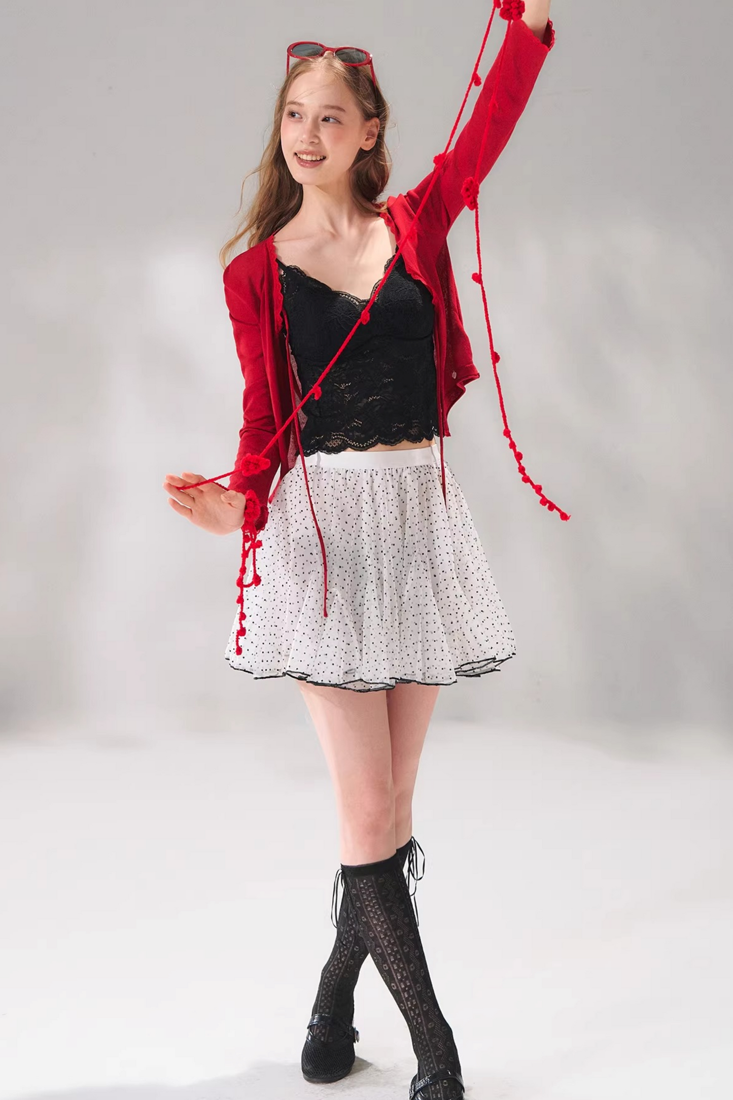 Lace Patchwork Camisole Vest