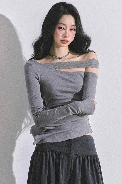 Barbaric Lace Off-the-Shoulder Top