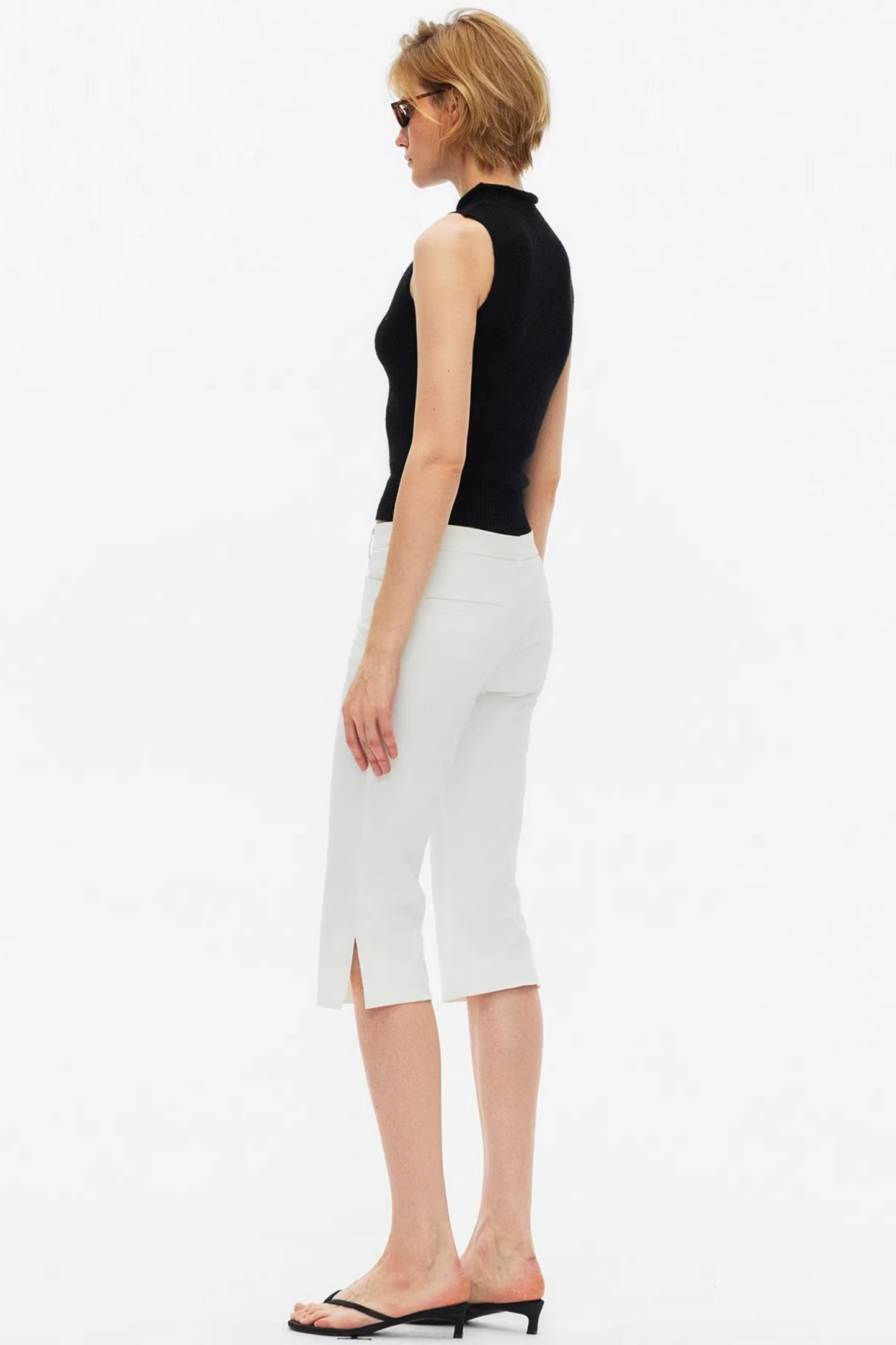 Slim-Fit Equestrian Pants