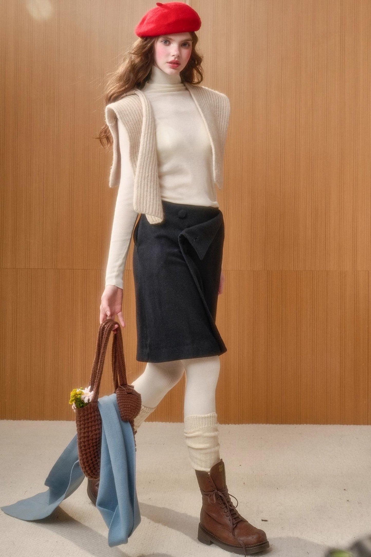 Milky Way Woolen Skirt