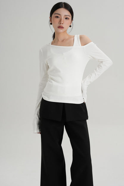 Long Sleeves Layered T-Shirt Set