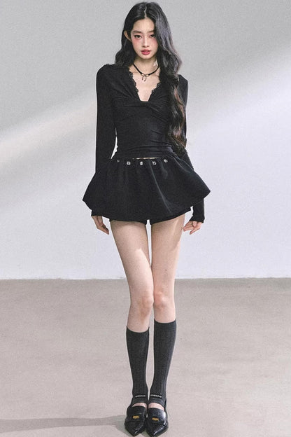 Ancient White Moonlight Lace Top