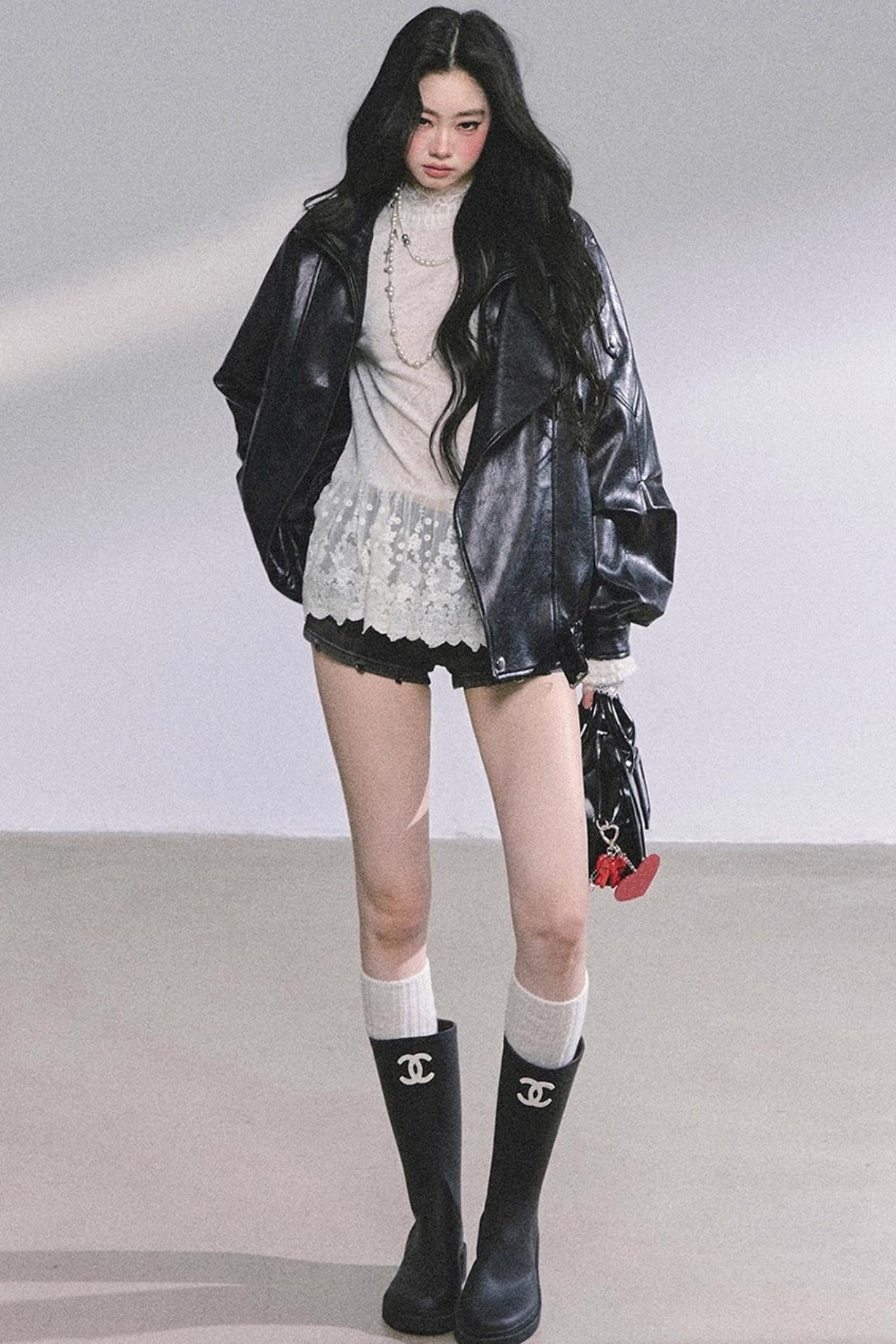 Pure Hollow Lace Top