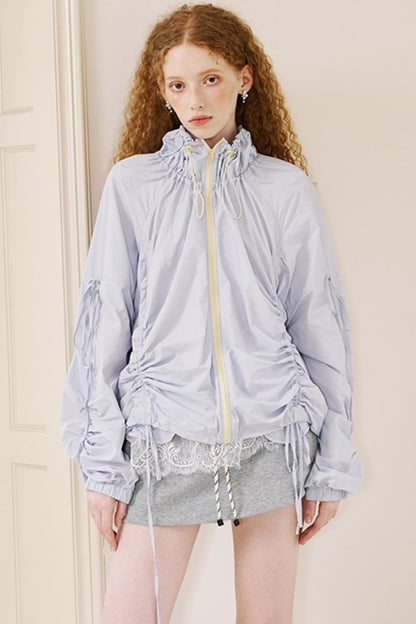 Versatile Color-Block Jacket Skirt Set-Up