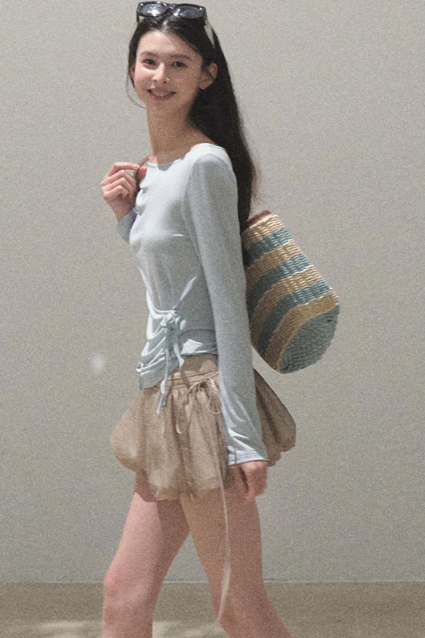 Floral Peplum Culottes Skirt Set