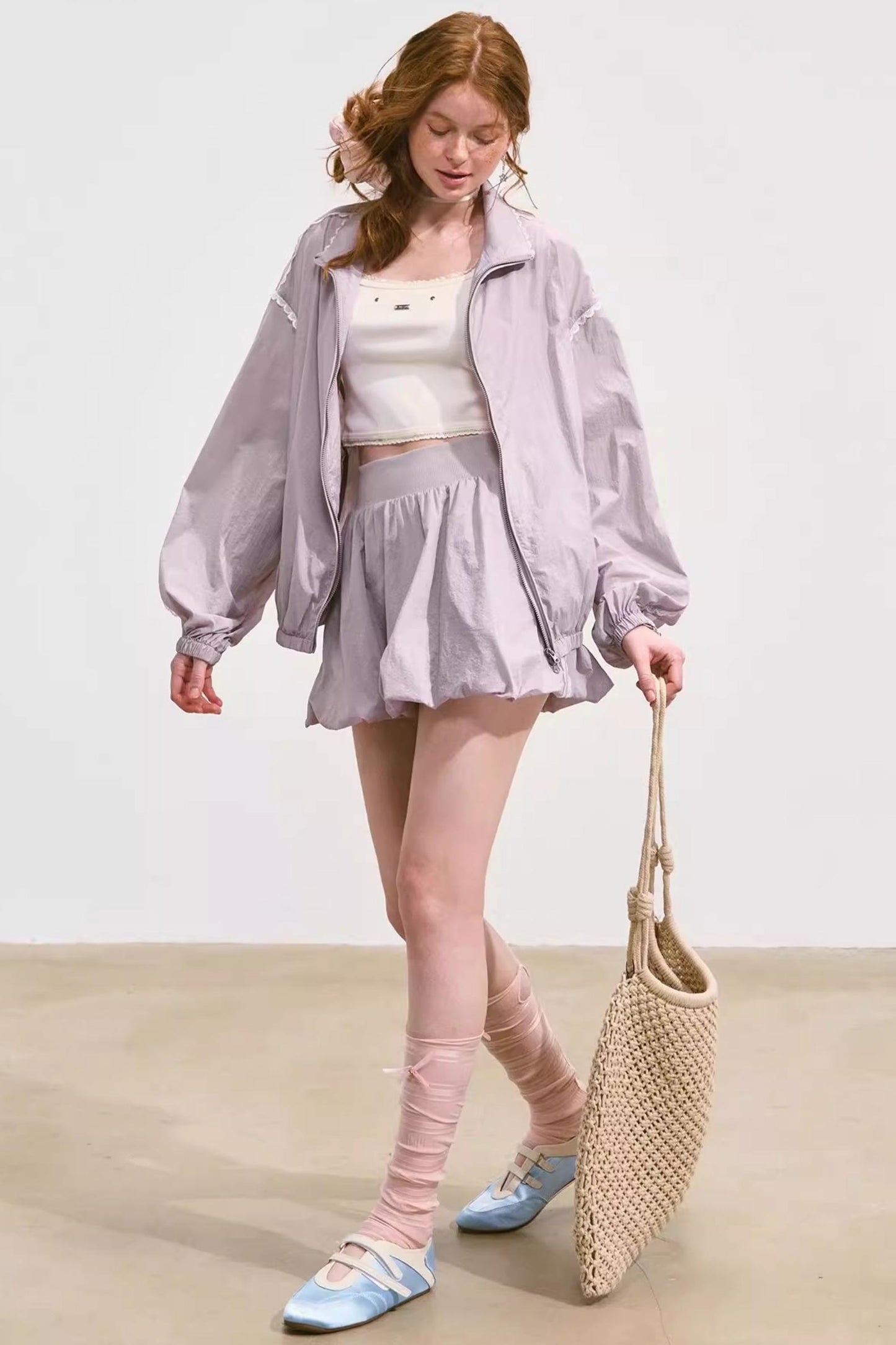 Casual Sun Protection Jacket & Skirt Set-Up