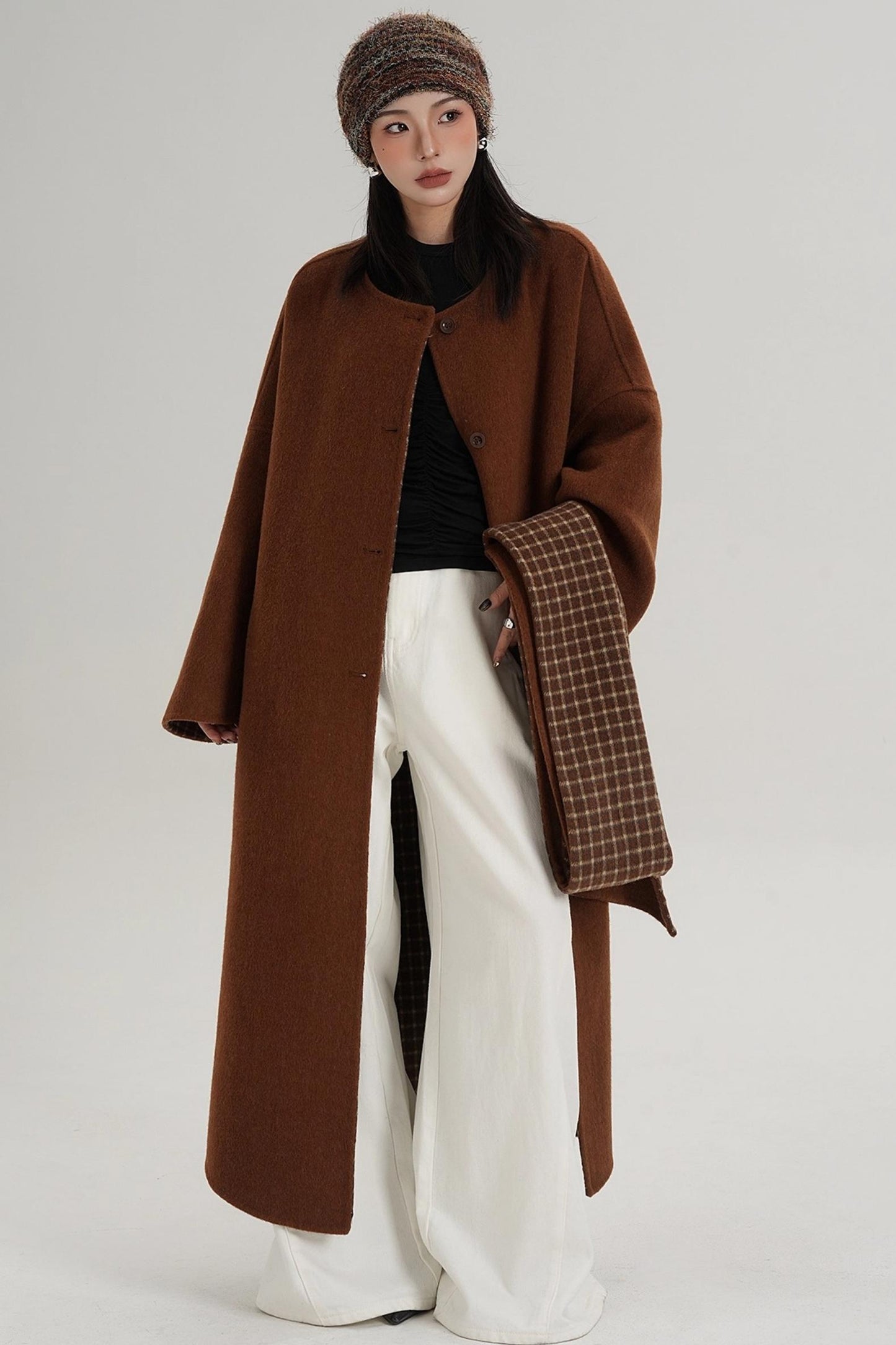 Classic Wool Tweed Coat