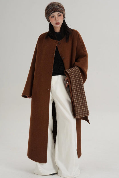 Classic Wool Tweed Coat