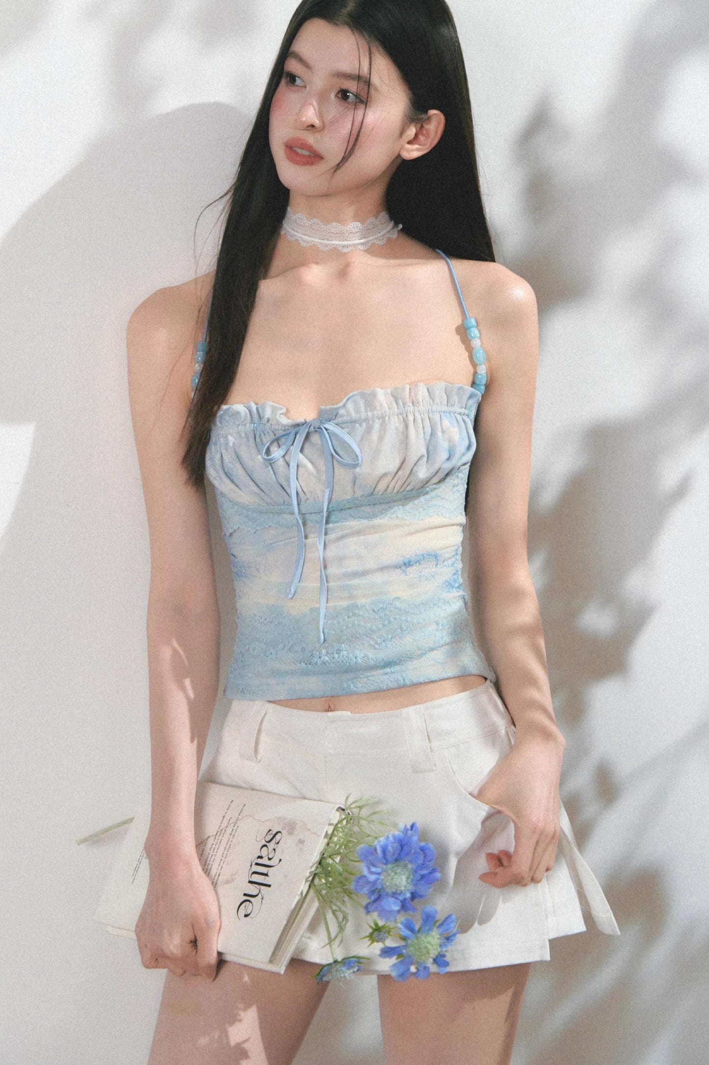 Beaded Lace Slim Fit Camisole