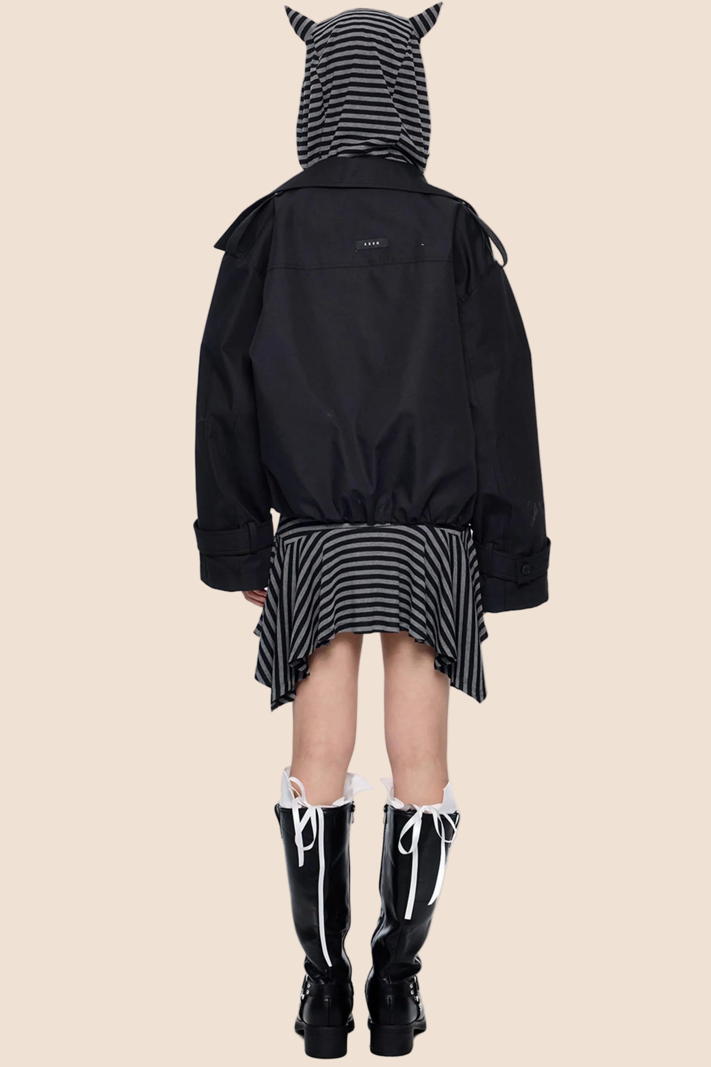 Double-Breasted Retro Trench Coat