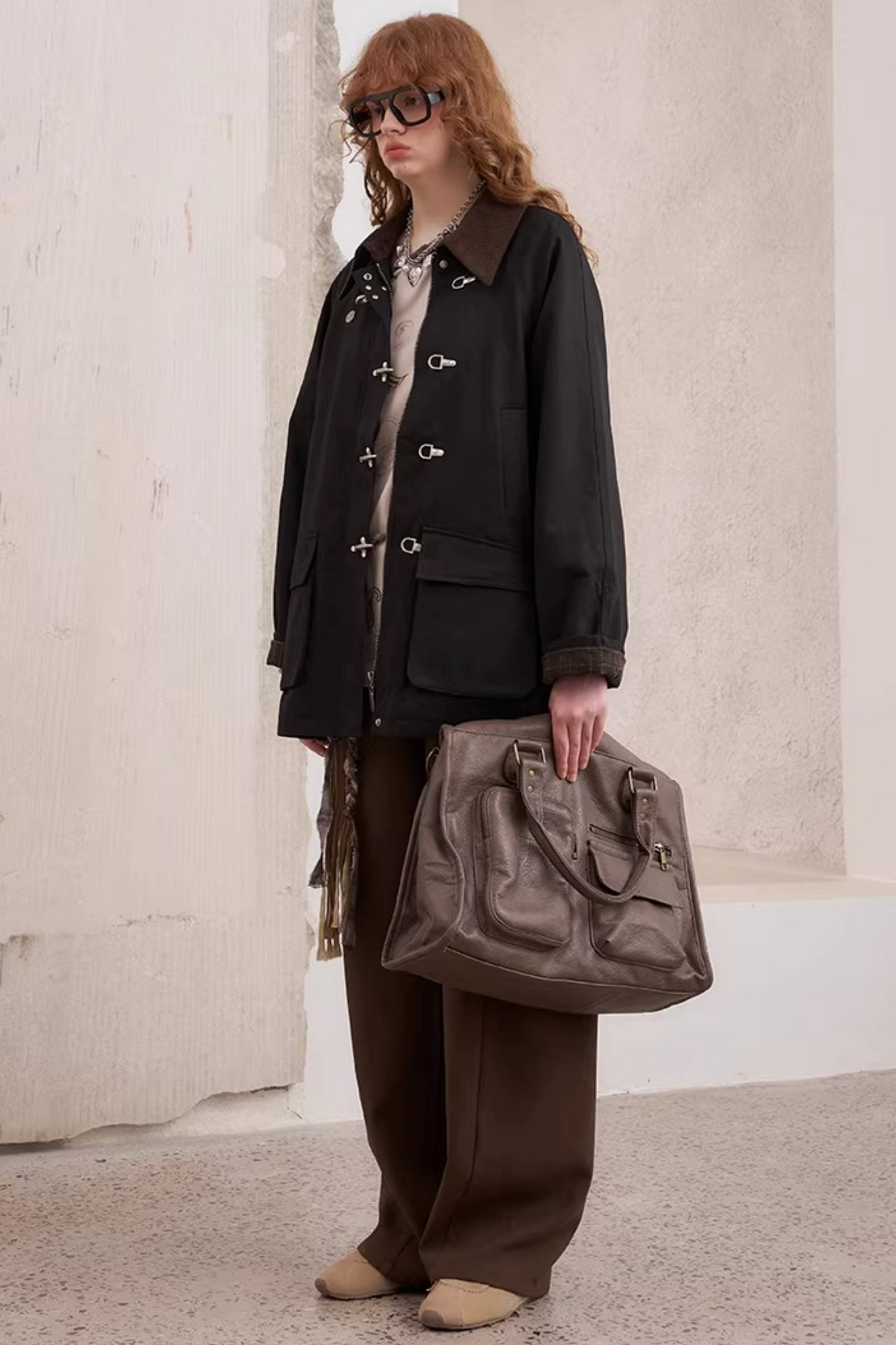 후드 재킷 작업복 세트