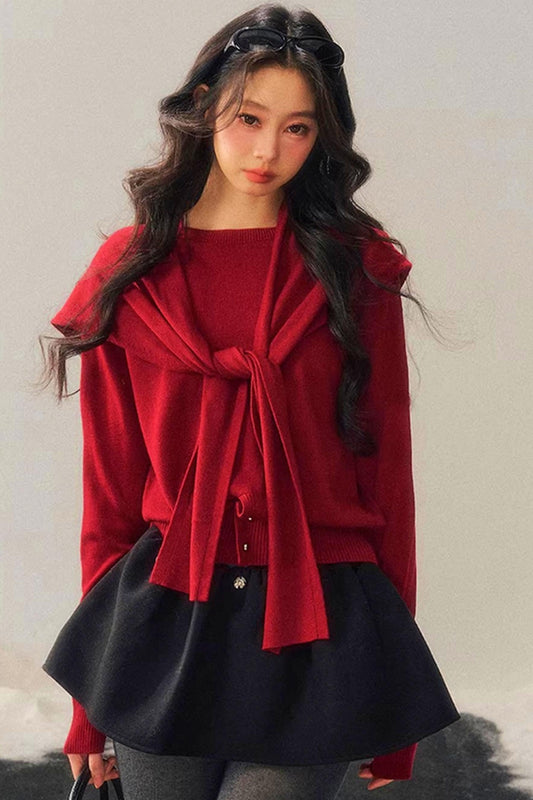 American College Sweater Set