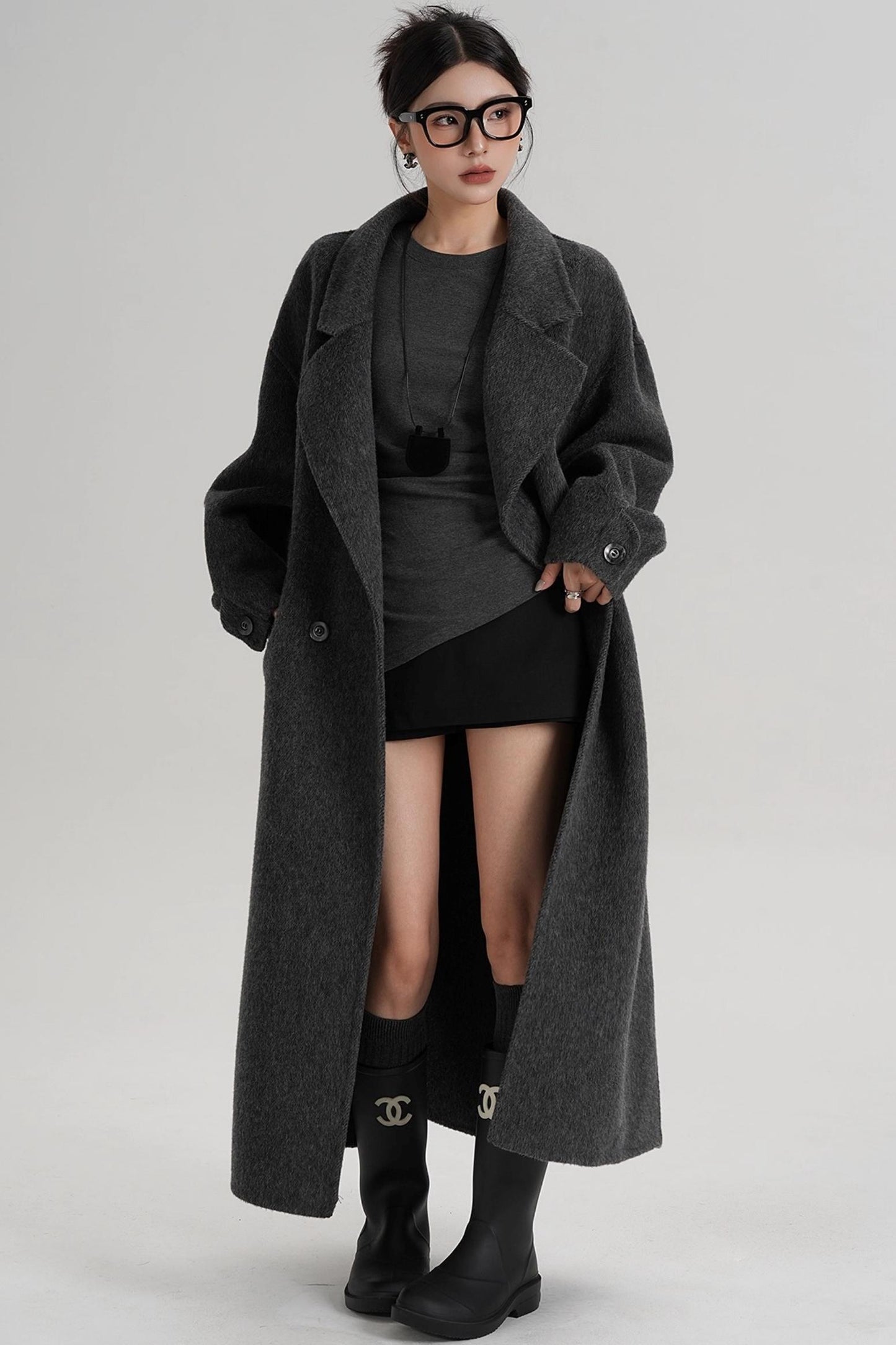 Temperament Wool Blazer Coat