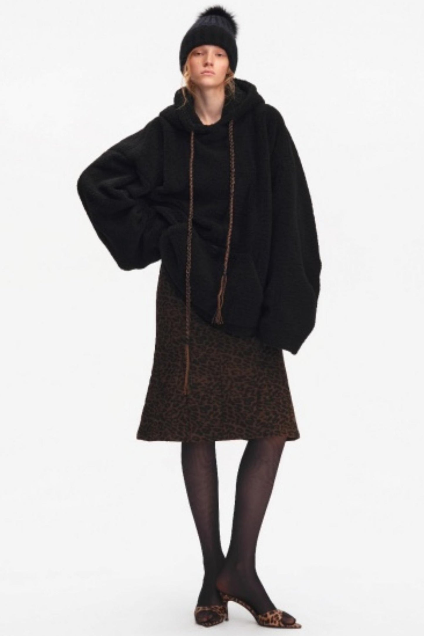 Korean Leopard Fishtail Skirt