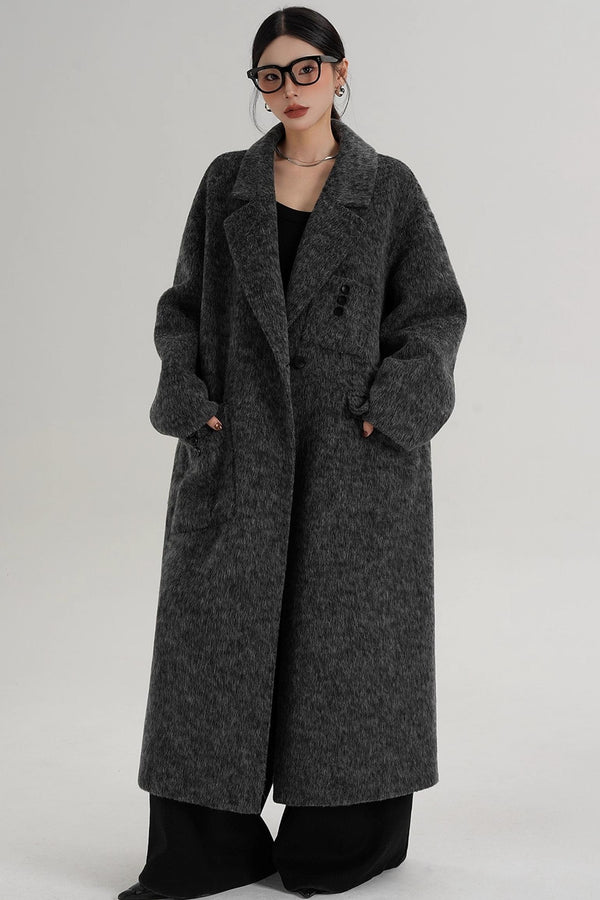 Pocket Design Wool Coat