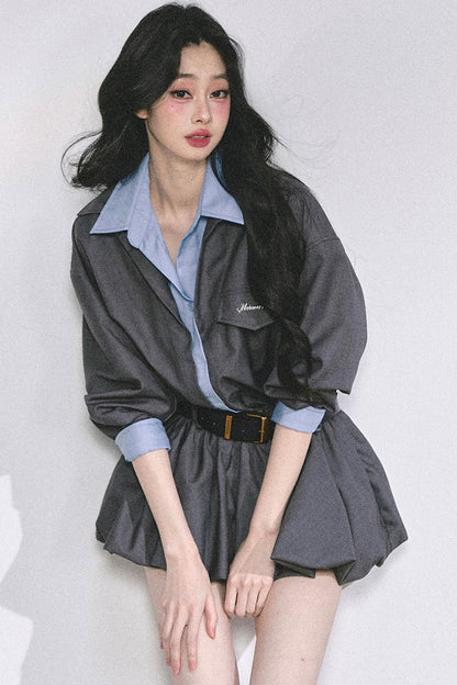 Autumn Bud Slim Dress Set-Up