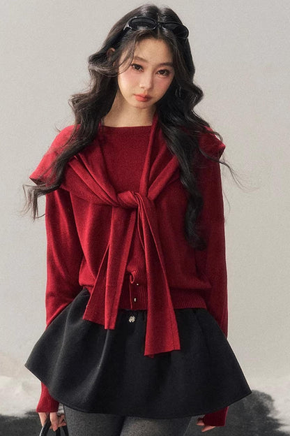 American College Sweater Set