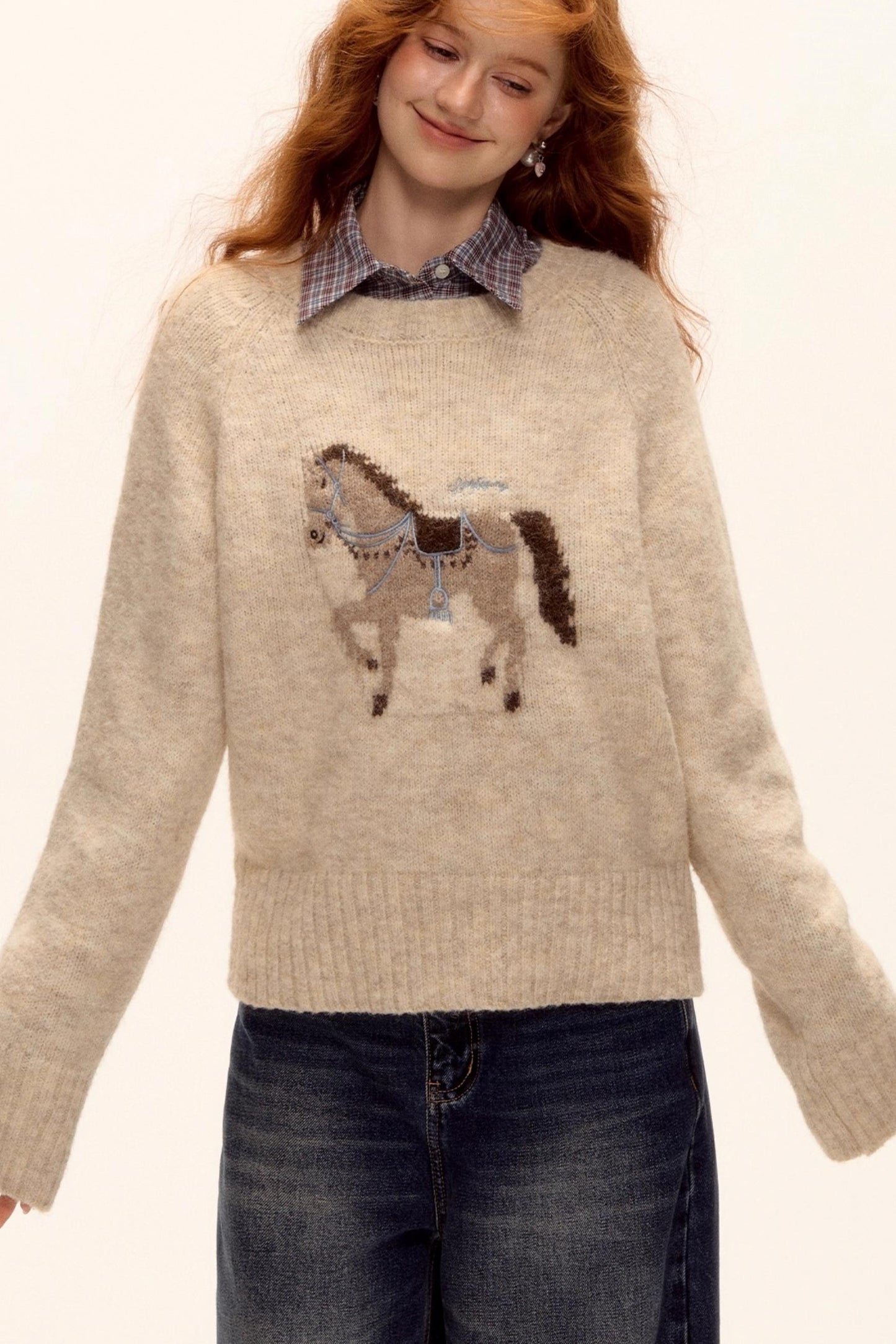 Lucky Pony Wool Sweater
