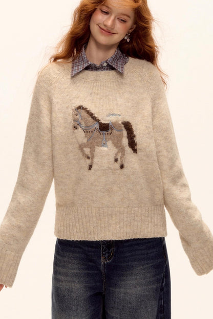 Lucky Pony Wool Sweater
