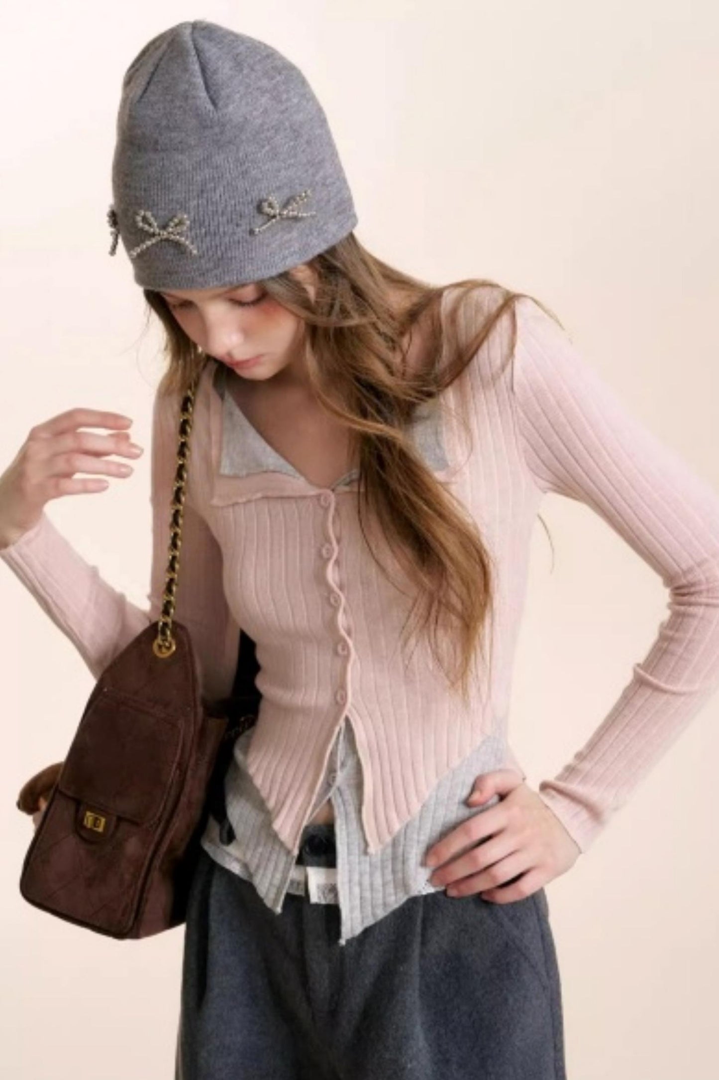 Romantic Lace Woolen Pants