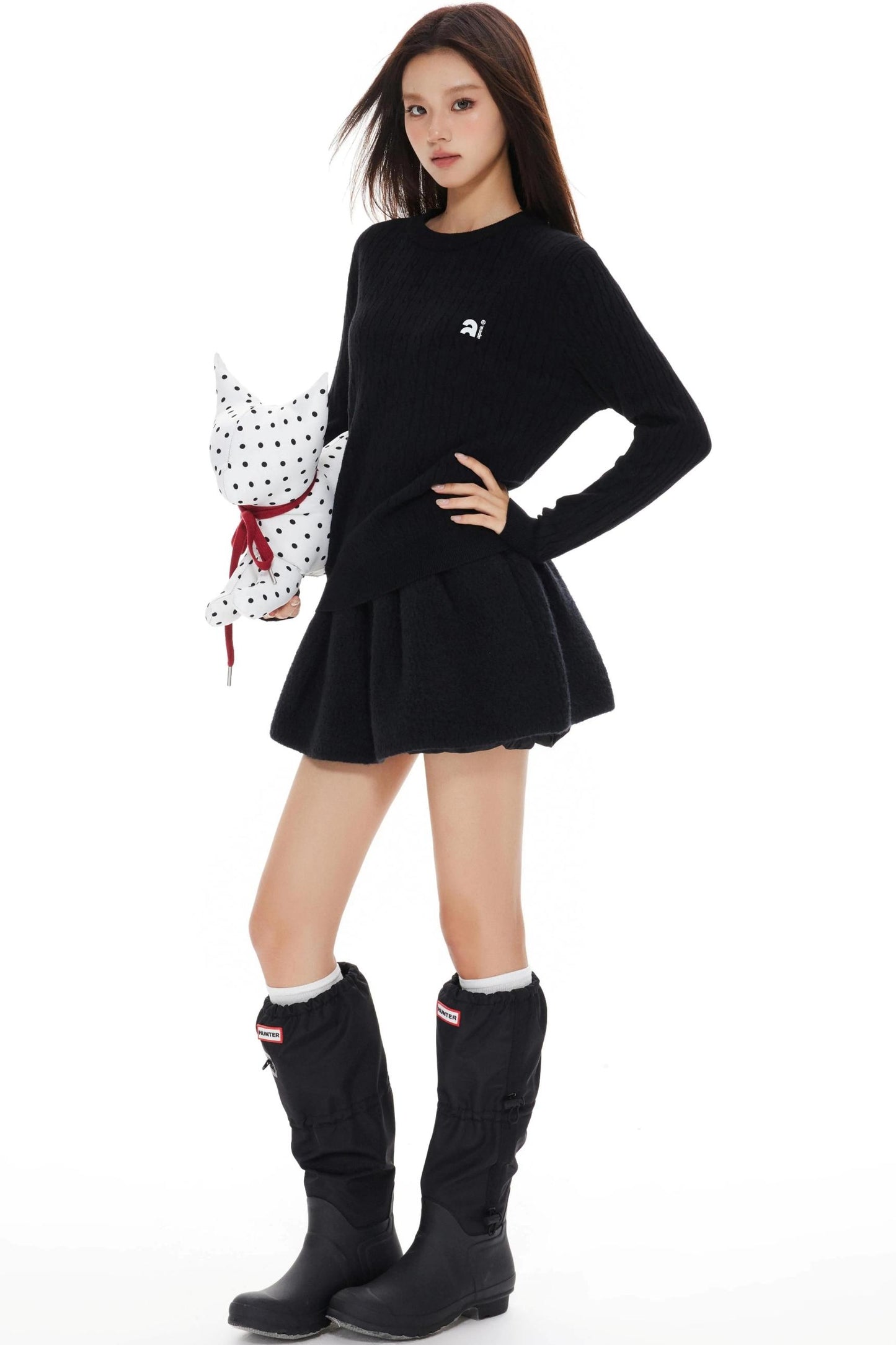 High-Waisted Puffy Skirt