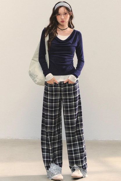 Swing Slim Fit Patchwork T-Shirt