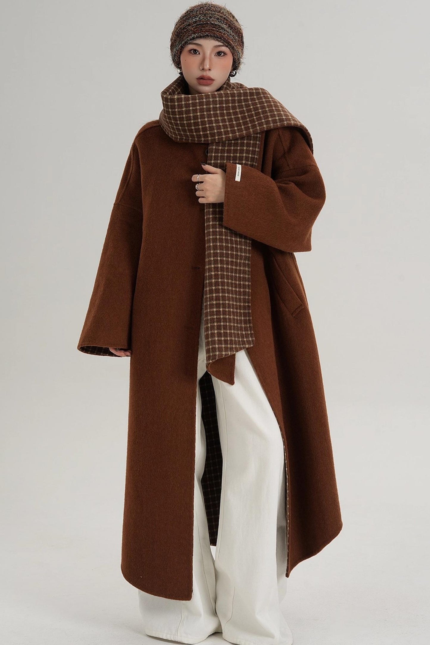 Classic Wool Tweed Coat