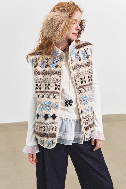 Polar Fleece Jacquard Jacket Set-Up