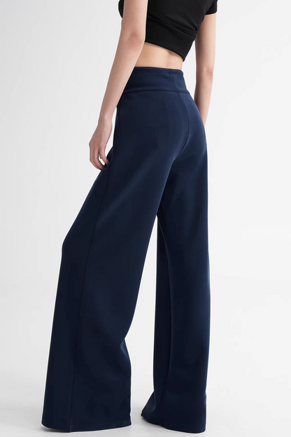 Modal Knit High-Waisted Pants