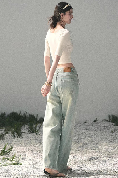 Lace Slim-Fit Cropped Top