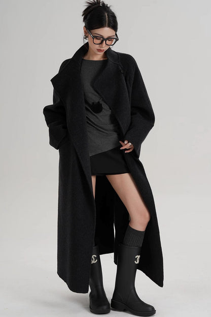 Elegant Wool Reversible Jacket